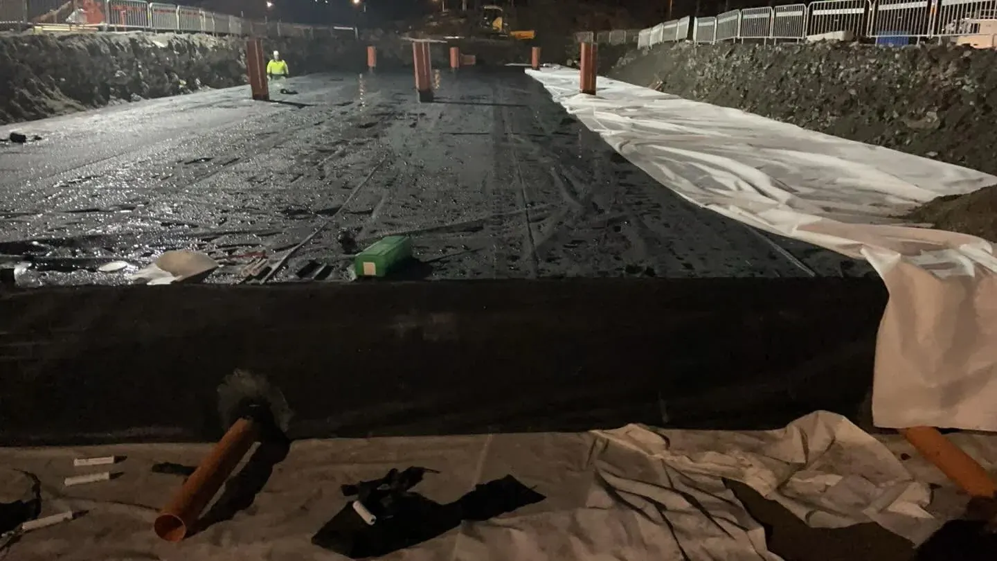 Dagvattenmagasin med EPDM